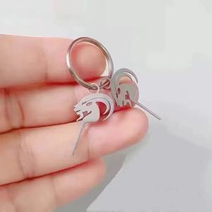 양용 스테인리스 스틸 바늘 심 카드 트레이 제거 방출 핀, 휴대폰 디지털 제품, 초경량 범용 골무, 세트당 2 개