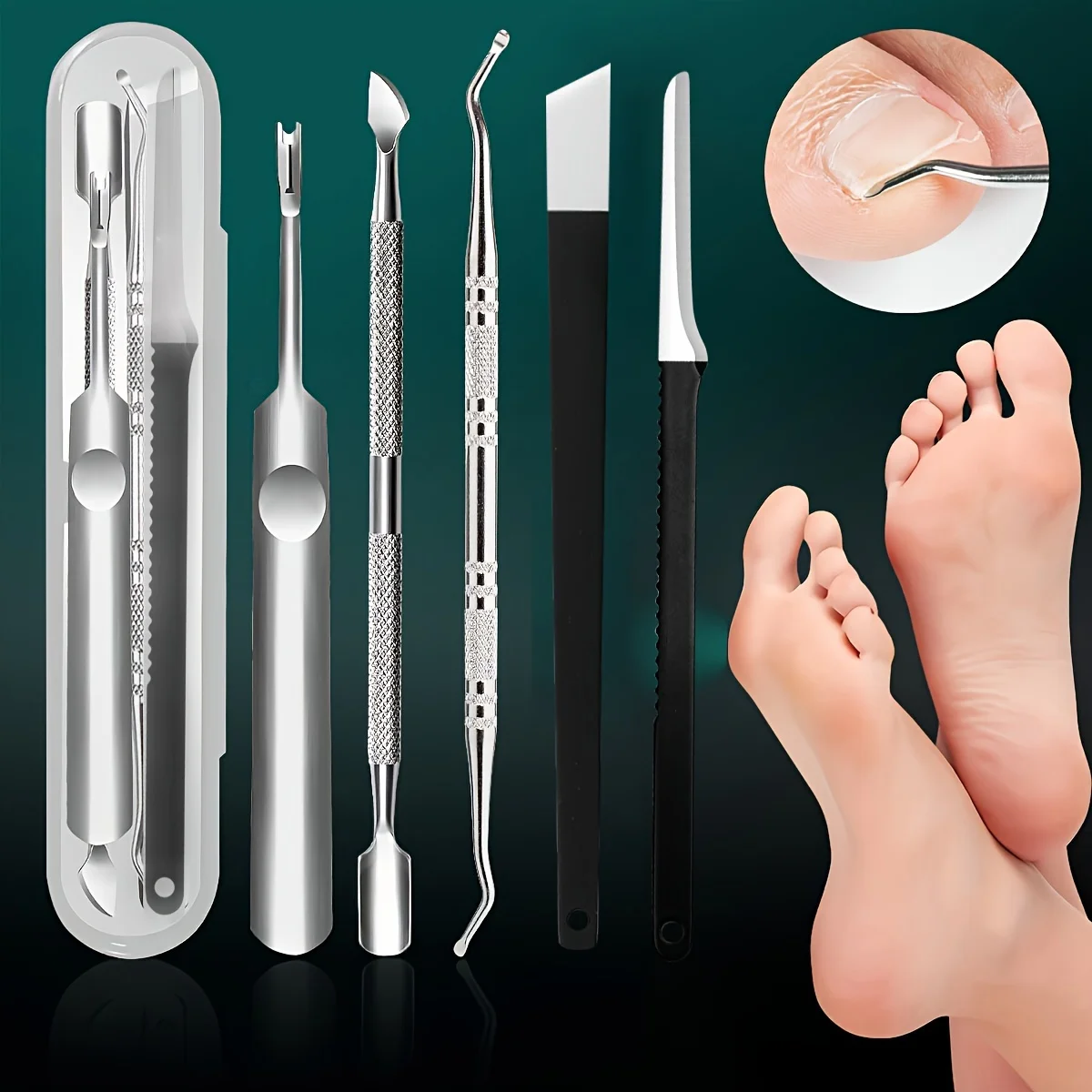 풋 케어 페디큐어 키트 - 다기능 발 파일, 강판, 매끄러운 피부를 위한 각질 제거제 - 여성과 아내를 위한 어머니날 선물