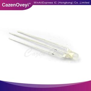 안개와 같은 공통 양극 LED 조명, 3mm 발광 튜브, F3 적색 및 녹색 (에메랄드 녹색), 2 색, 10 개