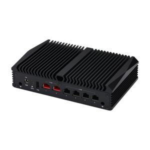 Qotom 미니 PC Q10900H6 시리즈 N100/ i3-N305/ N150/ i3-N355 프로세서, 2x 10G LAN, 4x 2.5G LAN, DDR5 RAM을 탑재한 DIY 소프트 라우터 게이트웨이