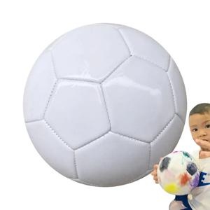 공식 서명 흰색 축구공, 흰색 축구공, 어린이 및 성인용 경량 축구공, 크기 3/4/5