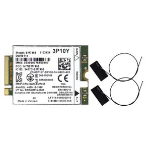 Y06A EM7455 DW5811E 4G 모듈 + 안테나 3P10Y CAT6 E7270 E7470 E7370 E5570 E5470 무선 FDD/TDD Gobi6000