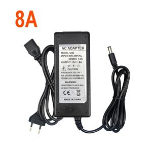 EU/US 플러그 충전기 변환기와 12V 전원 공급 장치 변압기 AC 100-240V DC 12V LED 조명 어댑터 드라이버 1A 2A 3A 5A 8A