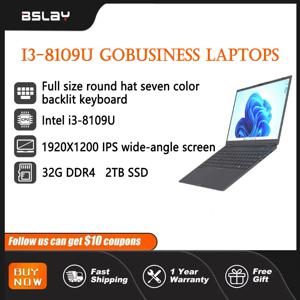 16인치 노트북, 인텔 i3-8109U 32GB DDR4+2TB SSD 휴대용 레인보우 백라이트 1920 * 1200 IPS 터치 얼굴 인식 3.60GHz
