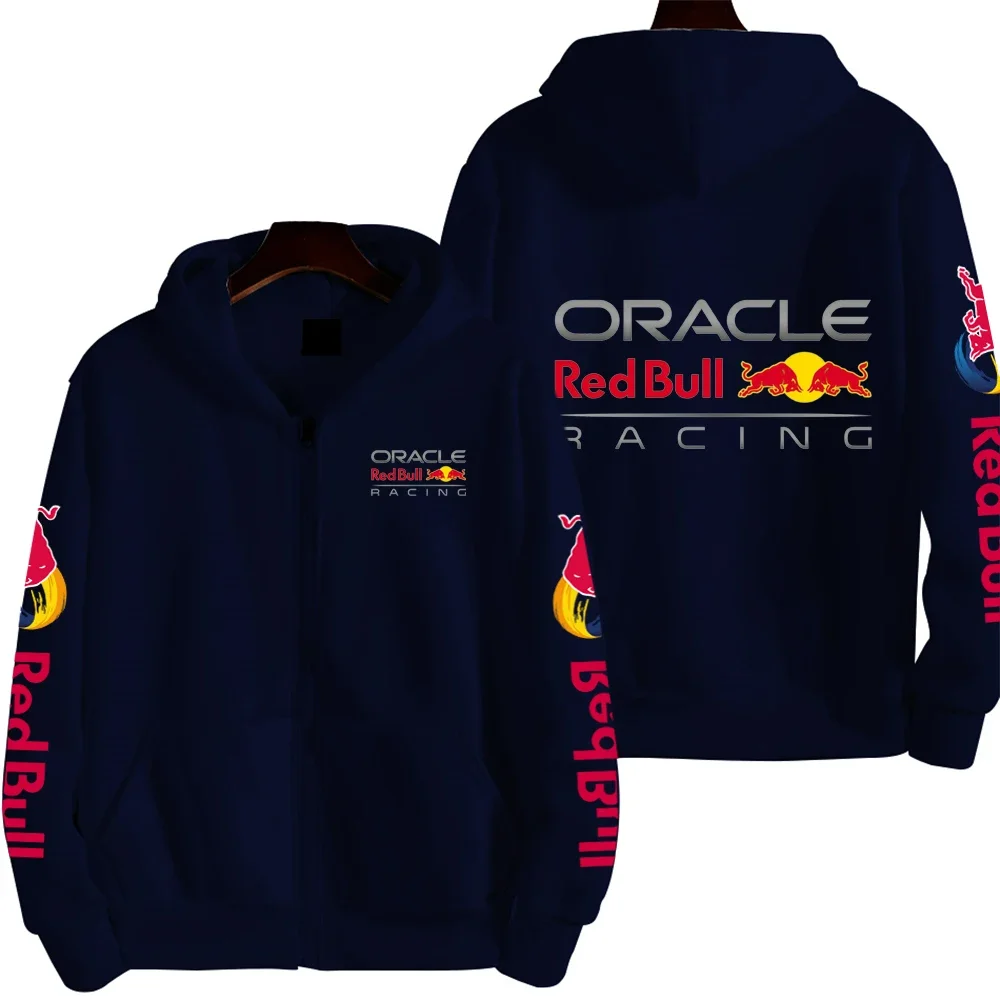 럭셔리 브랜드 Red Bull 커플 지퍼 후드 티셔츠 남성 가을, 겨울 자켓 후드 야외 레이싱 익스트림 스포츠웨어