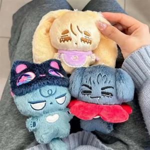 외계인 무대 이반 강아지 타일 고양이 루카 토끼 애니메이션 주변기기 면 인형 10cm 펜던트 귀여운 힐링 인형 선물 인형 배낭 펜던트