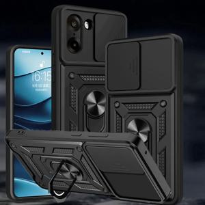 OnePlus Nord 5 CE 5 CE5 5G용 아머 킥스탠드 케이스, 링 마그네틱 홀더 포함 렌즈 보호 커버
