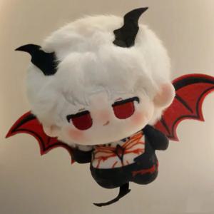 LoveandDeepspace 10cm/3.93in Qin Che 면화 봉제 인형 드래곤 퀘스트 만화 카와이 게임 주변기기 발렌타인 선물 장난감 스토리
