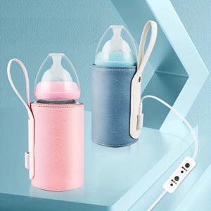 USB 휴대용 아기 젖병 보온기, 여행용 유아용 젖병 히터, 온도 조절 기능이 있는 젖병 보온 커버, 젖병 히터 가방