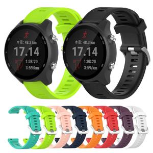 Garmin Forerunner 245 245M 645 용 20mm 실리콘 스트랩 Garmin Vivoactive 5 Venu 용 스마트 시계 밴드 교체 시계 밴드