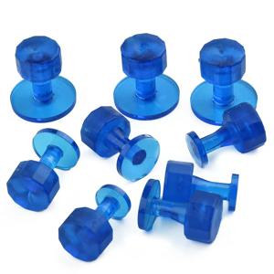 9pcs 자동차 덴트 수리 도구 Paintless Dent Puller 키트 자동차 바디 페인트 흡입 컵 접착제 파란색 접착제 탭