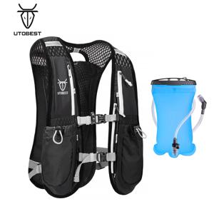 UTOBEST 트레일 러닝 배낭, 초경량 수분 공급 조끼, 1.5L 물 주머니, 자전거 마라톤 하이킹용, 5L