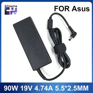 19V 4.74A 90W 5.5*2.5mm 노트북 충전기 전원 ASUS Toshiba/레노버 어댑터 A46C X43B A8J K52 U1 U3 S5 W3 W7 Z3 노트북용