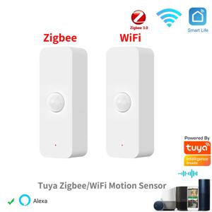 Tuya WiFi Zigbee PIR 모션 센서 스마트 홈 인체 적외선 감지기 보안 스마트 라이프는 Alexa Google 홈과 함께 작동합니다.