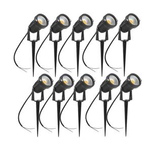 LED 정원 잔디 램프 5W 10W 15W 야외 Waterprof IP65 220V110V12V24V 풍경 스파이크 전구 정원 경로 COB 잔디 스포트라이트