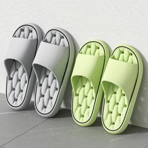 욕실 집 슬리퍼 누출 빠른 건조 샤워 슬리퍼 경량 Waterleaky 비치 플립 플롭 여성 수영 슬라이드