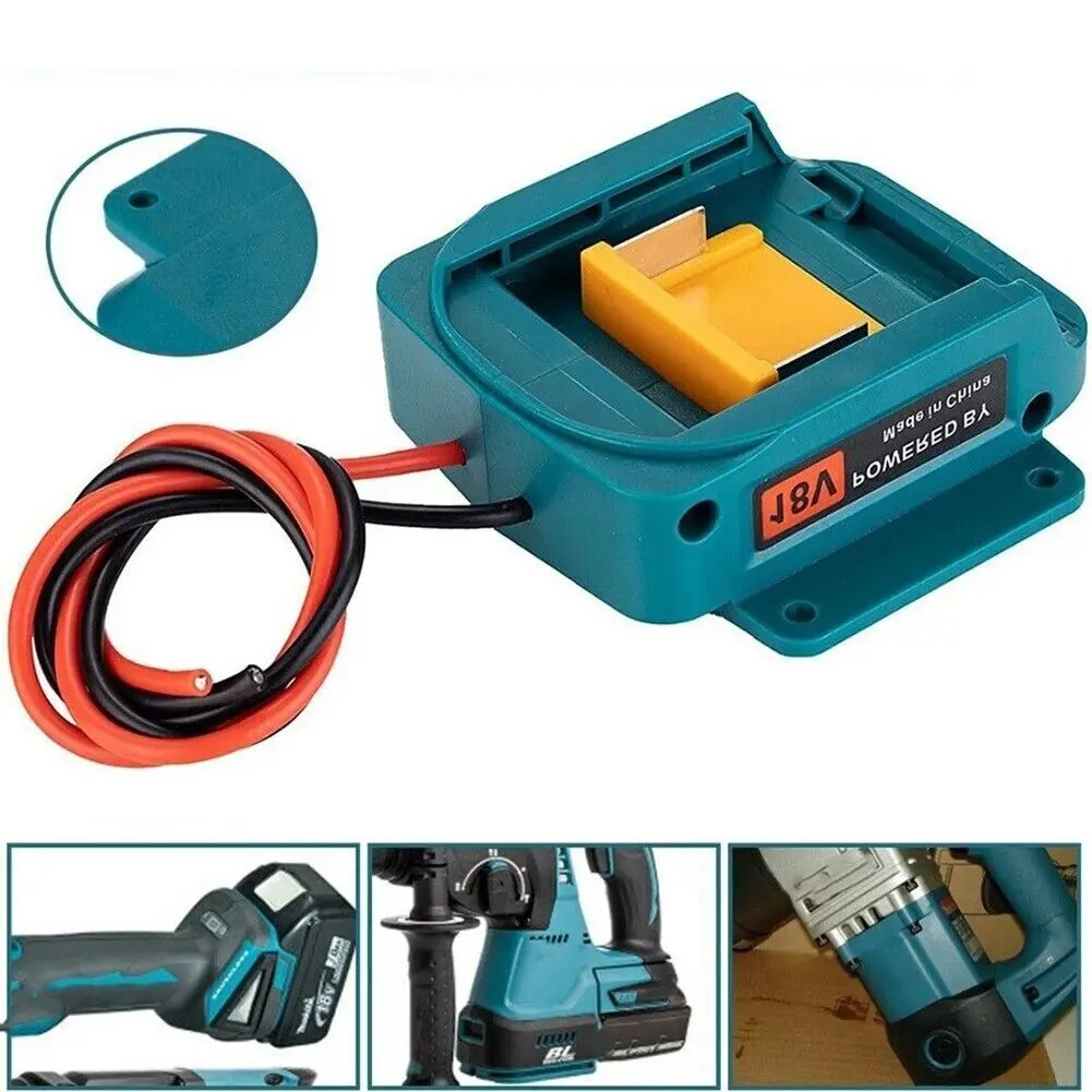Makita 18V 배터리 용 배터리 어댑터 Rc 자동차 장난감 용 14 AWG 와이어 커넥터가있는 DIY 파워 휠 어댑터 로보틱스 Rc 트럭