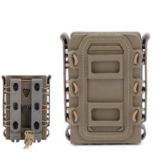 Ar15 M4 5.56 7.62 9mm 전갈 Fast Mag 퀵 릴리스 Mag TPR 홀스터 조절 케이스 박스 용 전술 잡지 파우치 Molle