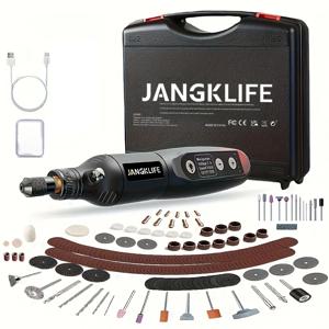 JANGKLIFE USB 무선 로타리 도구 키트 목공 조각 펜 DIY 쥬얼리 금속 유리 미니 무선 드릴