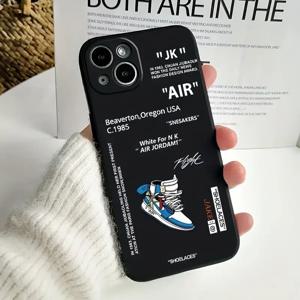 iPhone 15 14 13 12 11 XSM X XR 6 7 8 Plus 방수 소프트 케이스 블랙 화이트 에어 케이스 전체 보호 케이스 iPhone 12