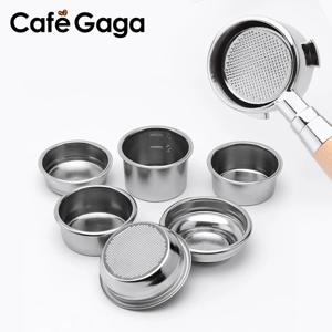 커피 필터 바구니 51mm 54mm 58MM 스테인레스 스틸 교체 Bottomless Portafilter 에스프레소 도구 바리 스타 액세서리
