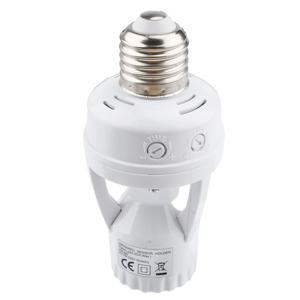 스마트 모션 센서 전구 홀더 E27 PIR 유도 센서 어댑터 램프베이스 변환기 자동 LED 스위치 AC 110V 220V