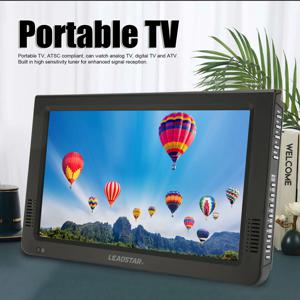 자동차 야외용 휴대용 TV 충전식 ATSC 디지털 TV, 고감도 튜너, 10 인치