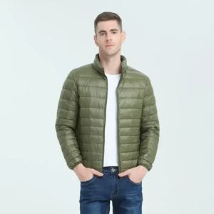 10XL 남성 다운 재킷 가을 겨울 남성 초경량 통기성 따뜻한 화이트 오리 다운 재킷 7 색 남성 겨울 코트 남성 의류