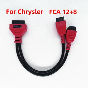 크라이슬러 FCA 12 + 8 어댑터 커넥터 진단 케이블, 지프용 닷지용, 피아트용, MaxiSys/IM608 /Launch X431V 작업