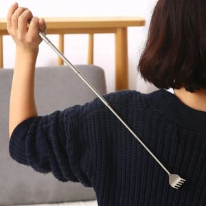 휴대용 확장 가능한 뒤로 Scratcher 스테인레스 스틸 텔레스코픽 확장 가능한 가려움증 노인 행복한 건강 제품 Hackle 수공예품