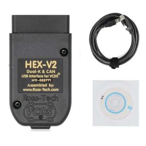 2025 최신 VCDS 25.3 VAG 스캐너 도구 케이블 OBD2 진단 다국어 HEX V2 Wesheu VCDS VAG COM 아우디 스코다 폭스바겐 차량용