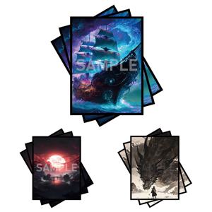 MTG 카드 슬리브 -100 PCS 트레이딩 카드 게임, 크기 2.6 x 3.6인치, 모든 TCG 카드 게임에 적합 보호 - 해적선