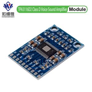 TPA3116D2 미니 증폭기 모듈 클래스 D 음성 사운드 증폭기 모듈 2채널 더블 50W