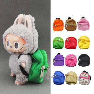 Labubu 인형 캔버스 배낭 시뮬레이션 애완 동물 가방 15/17cm 인형 귀여운 인형 액세서리 새로운