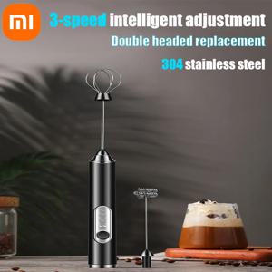 XIAOMI 전기 우유 거품기 미니 핸드 헬드 무선 강력한 USB 충전식 편의 커피 우유 휘핑 주방 거품기