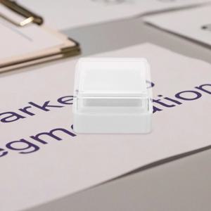 5Pcs 빈 잉크 패드 DIY 공예 진주 빛 흰색 낙서 지문 손 자국 사무실 스탬프 스폰지 플라스틱 빨 수있는