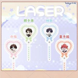 구니앙의 새로운 애니메이션 고양이 귀 레이저 여행 다이어리 시리즈 구지야오 치아오 슈샤 유양 린 지차오 귀여운 체크인 스틱