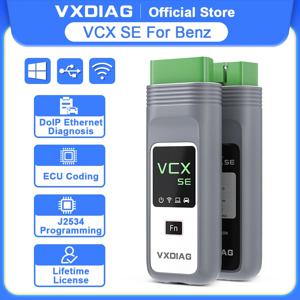메르세데스 OBD2 진단 도구 VCX VX800 벤츠 MB 스타 C6 자동차 스캐너 ECU 코딩 J2534 프로그래밍 DoIP용 VXDIAG VCX SE