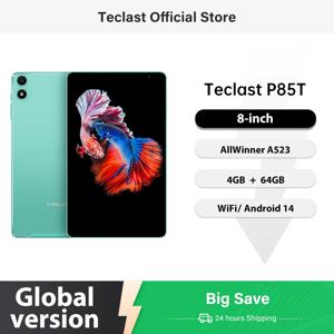 Teclast P85T 안드로이드 14 태블릿 8인치 IPS 4+6GB RAM 64GB ROM A523 8코어 Widevine L1 Wi-Fi 6 Type-C 5000mAh 태블릿 PC 금속 바디