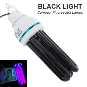 26W/36W/40W UV 블랙 라이트 CFL 농업 조명 365NM 12V 자외선 램프 트랩 라이트