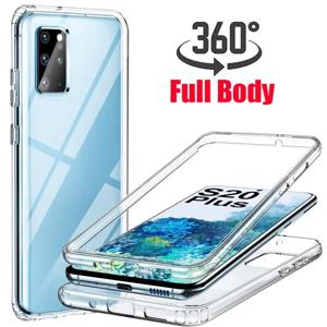 360 전신 PC + TPU 보호 케이스 커버 삼성 갤럭시 S22 S23 S21 S20 FE 울트라 플러스 S10 S9 S8 플러스 참고 20 10 8 9