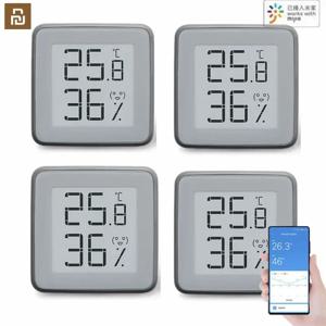 MMC Bluetooth 호환 온도계 습도계 E-Ink 스크린 BT2.0 스마트 온도 습도 센서는 Mi Home App에서 작동합니다.