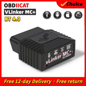 Obdiicat-vlinker mc/mc + elm327 bluetooth3.0/4.0 obd2 elm 327 wifi 자동차 진단 ios 안드로이드 스캐너 자동 도구