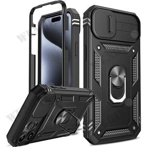 iPhone 16 16e 15 14 13 12 11 Pro Max Plus 미니 XS XR 8 7 Plus 8 7 SE 헤비 듀티 카메라 360도 킥스탠드 커버