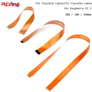 DSI CSI FPC 라즈베리 파이 5용 유연한 케이블 22Pin ~ 15Pin 200 / 300 / 500mm 적합한 DSI 디스플레이 화면 CSI 카메라 모듈