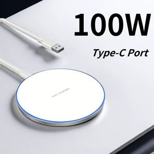 100W 무선 충전기 패드 스탠드 iPhone 15 14 13 12 11 X XR Samsung S22 S21 Xiaomi 전화 충전기 고속 충전 도킹 스테이션