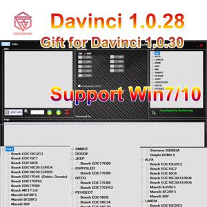 2024 Davinci 1.0.28 PRO 소프트웨어 지원 Win 7/10/11 Davinci 1.0.30 KESS/KTAG 작업