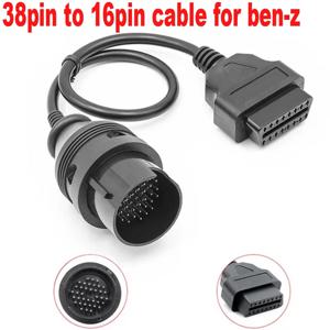2024 메르세데스 38Pin 16Pin 암 커넥터 Obd obd2 obdii 진단 커넥터 ben z 용 연장 케이블 어댑터
