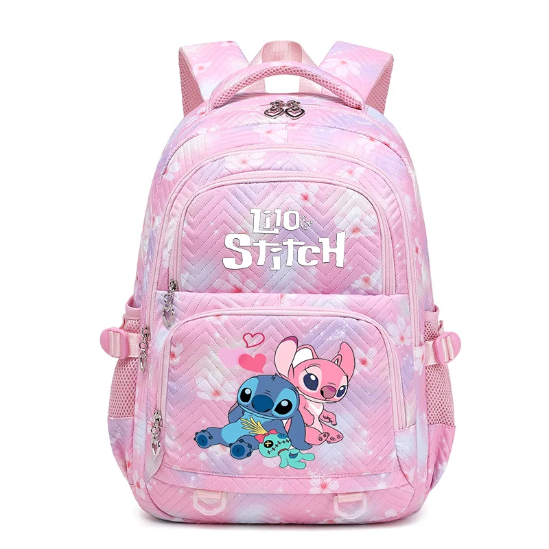 Lilo Stitch 방수 여성 배낭 여성 여행 가방 배낭 Schoolbag 십대 소녀 Bookbag Mochila