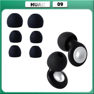 HUAK 귀마개-콘서트용 고충실도 실리콘 청력 보호 소음 감소 수면, 수영 귀마개-추가 액세서리 포함
